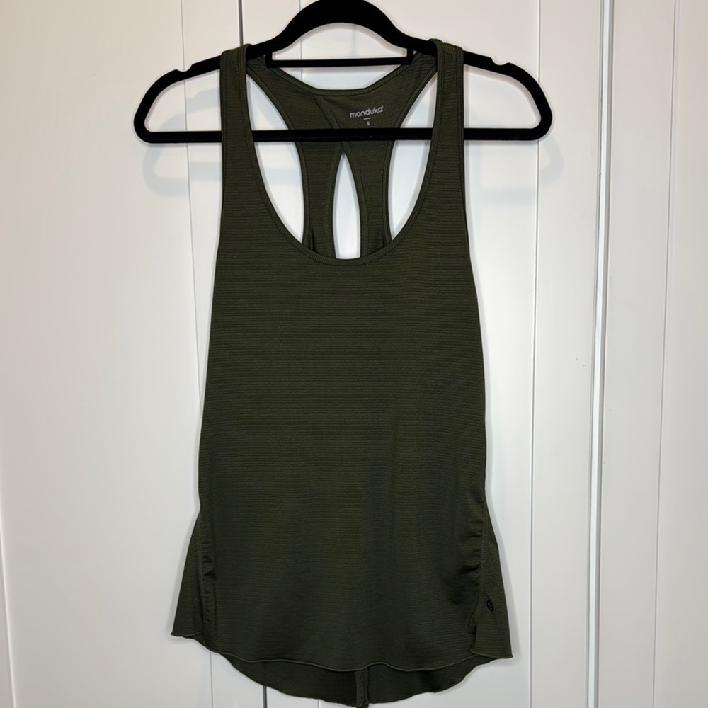 Manduka Olive Green Women's Tank Top
